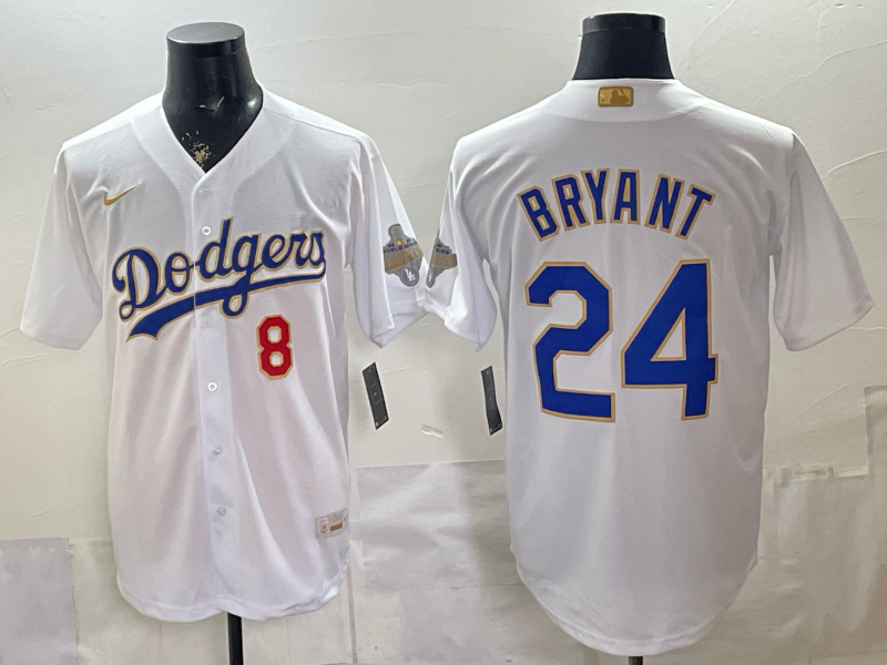 Men Los Angeles Dodgers #24 Bryant white Game 2026 Nike MLB Jersey 0401001